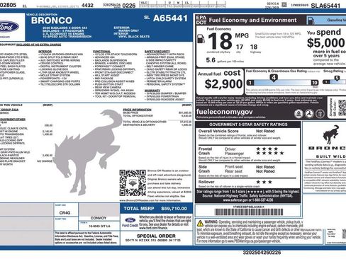 Certified 2025 Ford Bronco Badlands AWD/4WD image 16