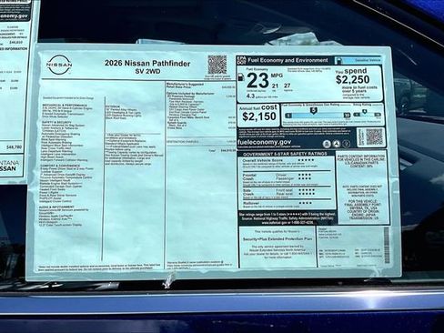 New 2026 Nissan Pathfinder SV image 13