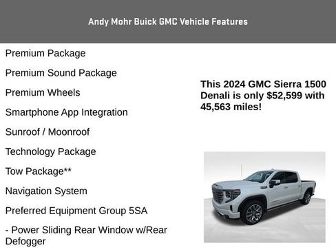 Used 2024 GMC Sierra 1500 Denali w/ Denali Reserve Package AWD/4WD image 12
