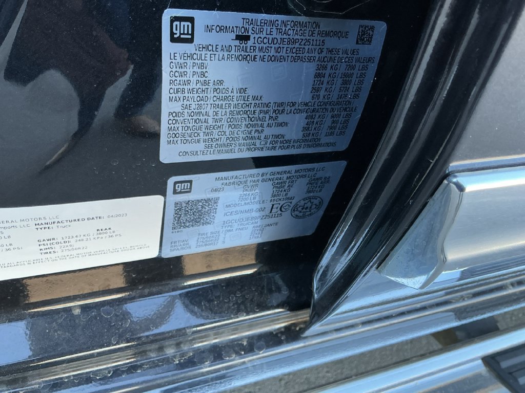 Certified 2023 Chevrolet Silverado 1500 High Country w/ High Country Premium Package AWD/4WD image 31