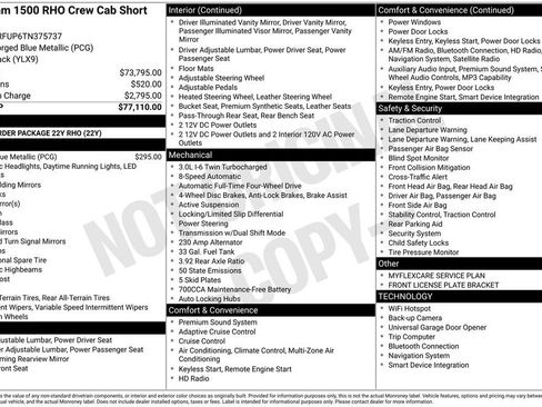 New 2026 RAM 1500 RHO AWD/4WD image 6