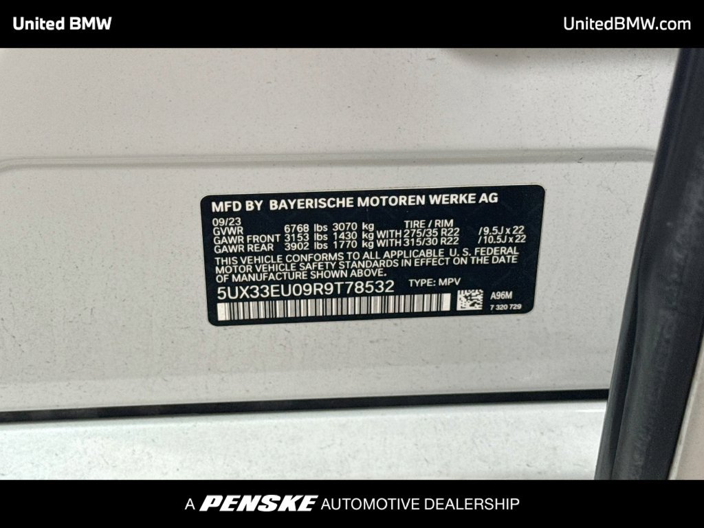 Certified 2024 BMW X5 M60i AWD/4WD image 22