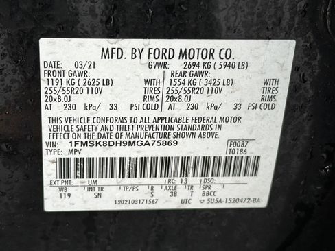 Used 2021 Ford Explorer XLT w/ Equipment Group 202A image 14
