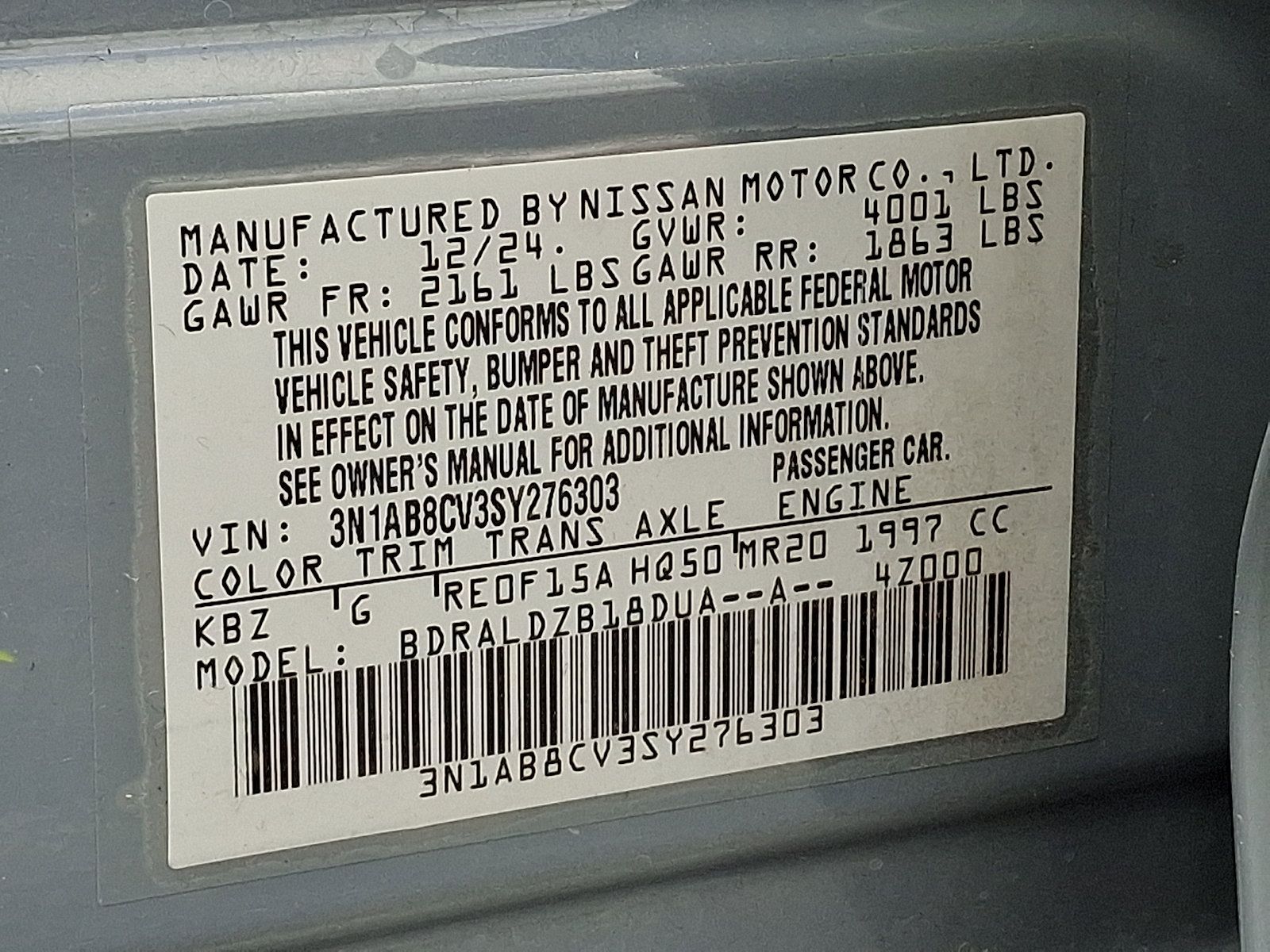 Used 2025 Nissan Sentra SV FWD image 26