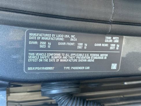 Used 2024 Lucid Air Pure image 44