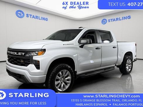 Used 2022 Chevrolet Silverado 1500 Custom RWD image 1