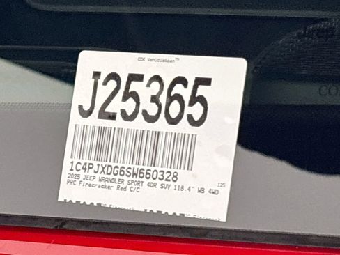 New 2025 Jeep Wrangler Sport S image 25