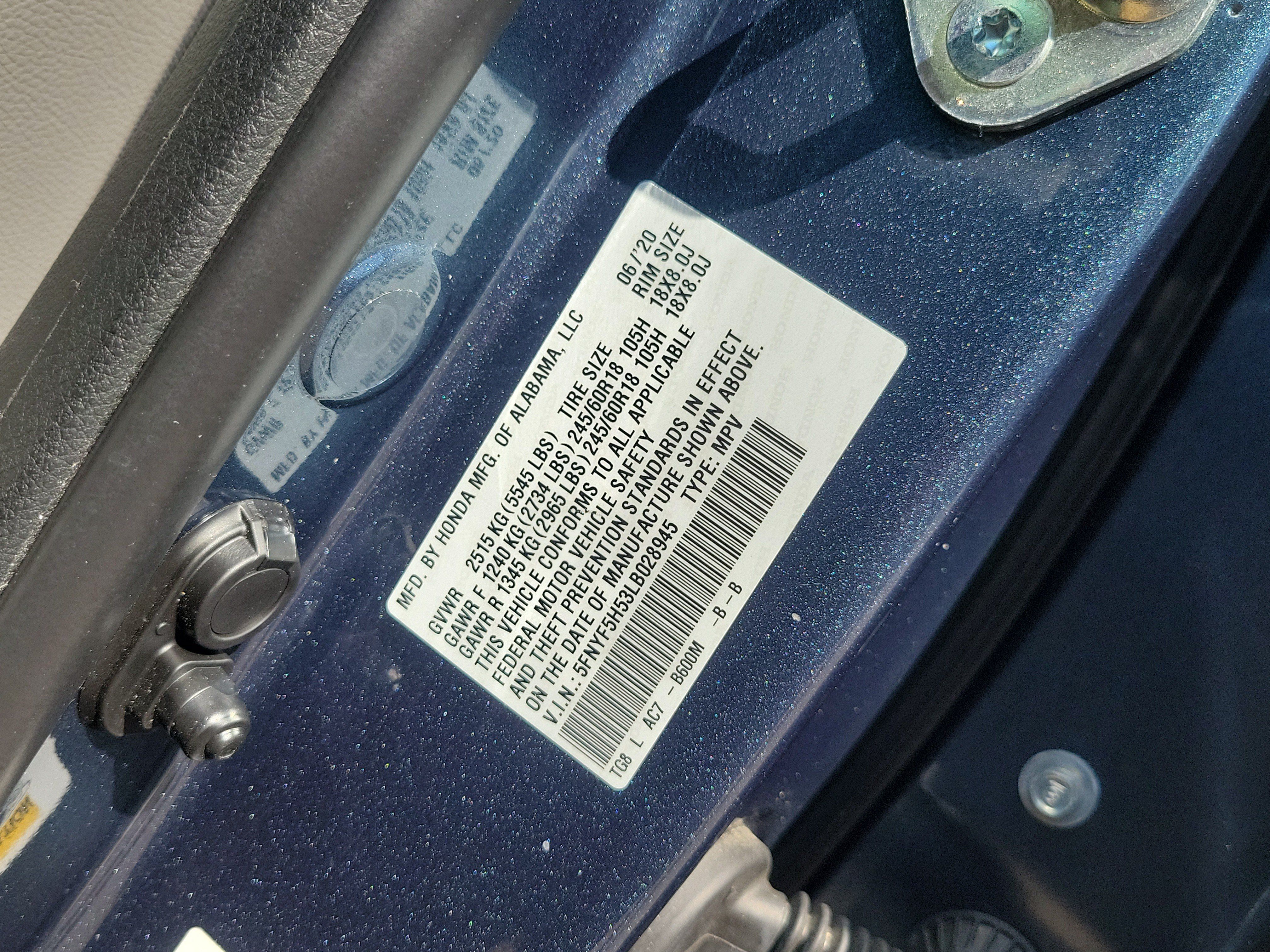 Certified 2020 Honda Pilot EX-L image 34