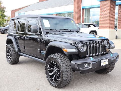 Used 2022 Jeep Wrangler Unlimited Rubicon 4xe w/ Cold Weather Group image 4