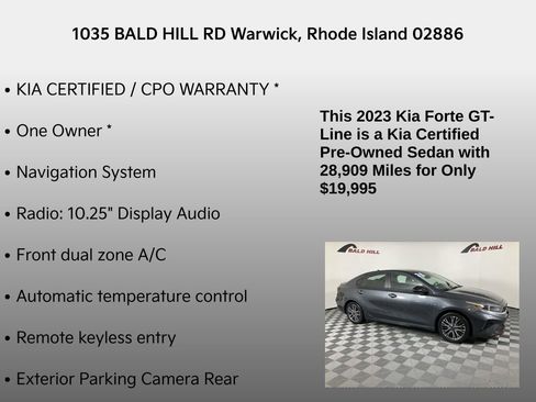 Certified 2023 Kia Forte GT-Line image 7