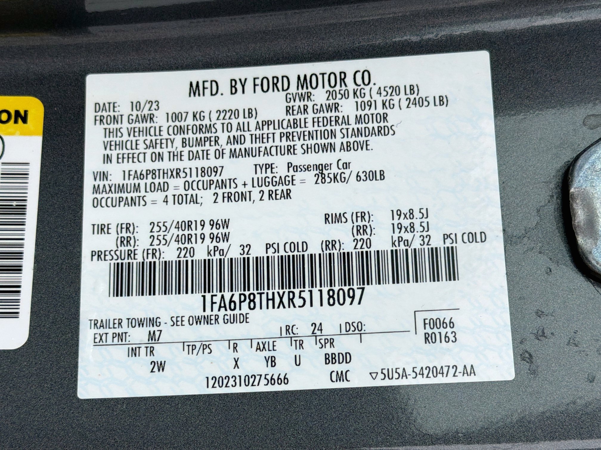 Used 2024 Ford Mustang Coupe RWD image 41