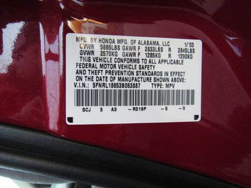 Used 2003 Honda Odyssey EX image 38