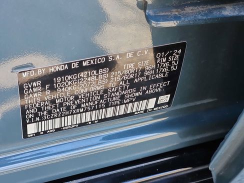 Certified 2024 Honda HR-V EX-L image 28