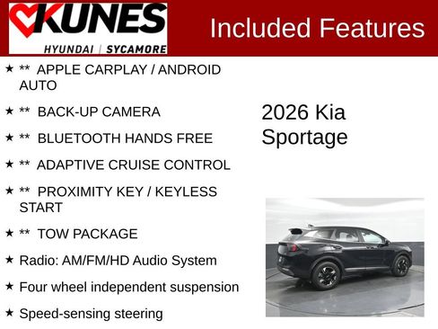 Used 2026 Kia Sportage LX AWD/4WD image 2