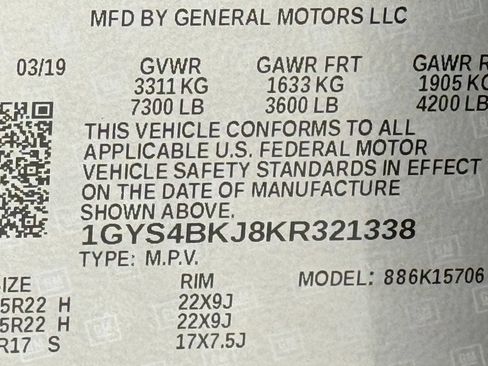 Used 2019 Cadillac Escalade Luxury AWD/4WD image 49