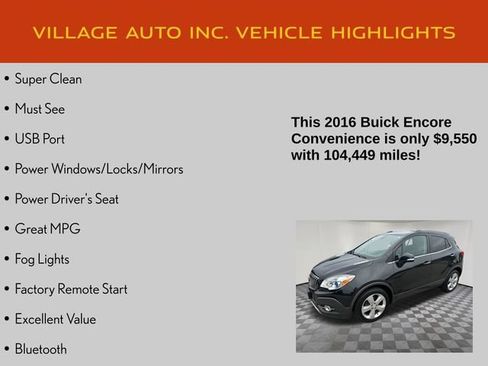 Used 2016 Buick Encore Convenience FWD image 7