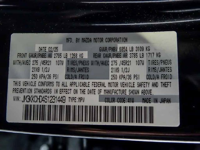 Used 2025 MAZDA CX-90 3.3 Turbo w/ Premium Sport Pkg AWD/4WD image 36