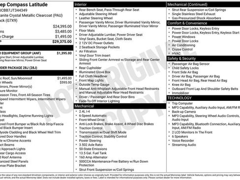Used 2018 Jeep Compass Latitude w/ Popular Equipment Group FWD image 44