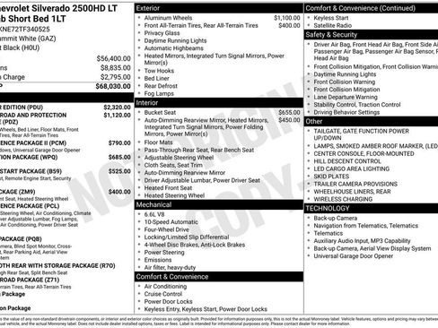 New 2026 Chevrolet Silverado 2500 LT w/ All Star Edition AWD/4WD image 28