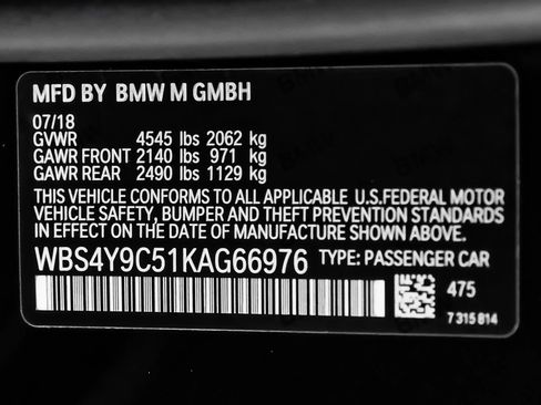 Used 2019 BMW M4 Coupe w/ Competition Package RWD image 52