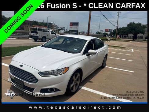 Used 2016 Ford Fusion S w/ Equipment Group 101A FWD image 1