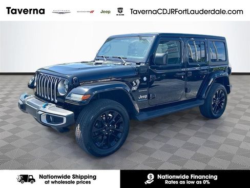 Used 2023 Jeep Wrangler Unlimited Sahara w/ Cold Weather Group AWD/4WD image 1