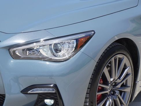 Used 2021 INFINITI Q50 Red Sport 400 w/ Proactive Package AWD/4WD image 2