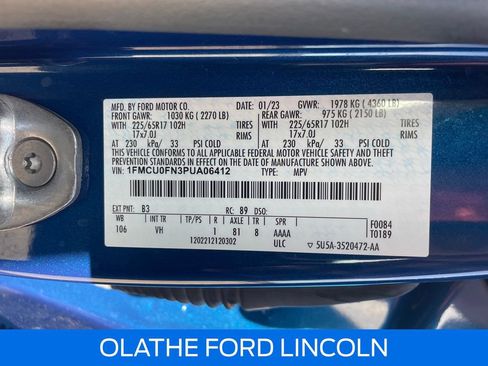 Certified 2023 Ford Escape FWD image 22