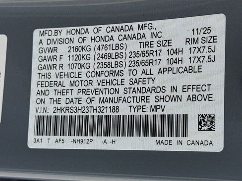 New 2026 Honda CR-V LX image 30