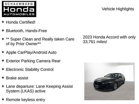 Used 2023 Honda Accord EX image 14