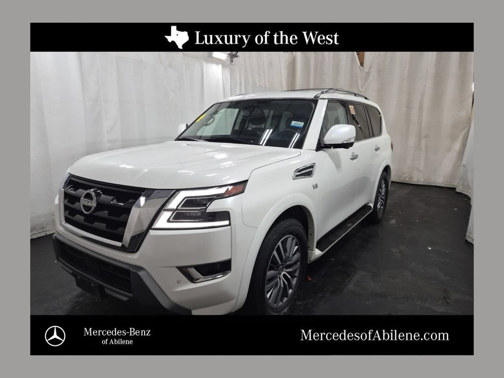 Used 2022 Nissan Armada SL w/ Captain's Chairs Package RWD image 1