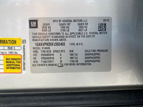 Used 2015 GMC Acadia SLE AWD/4WD image 21