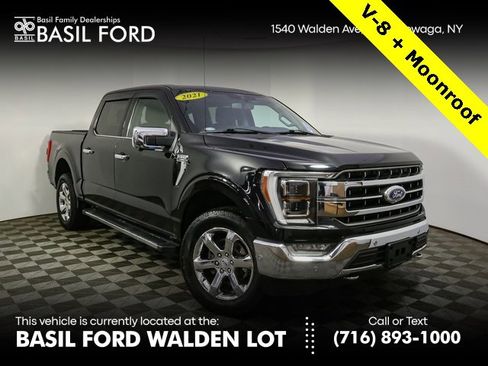 Used 2021 Ford F150 Lariat w/ Equipment Group 502A High image 1