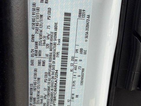 Used 2024 Ford Transit 250 148 Medium Roof w/ Load Area Protection Package image 40