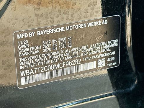 Used 2021 BMW 740i w/ Premium Package RWD image 34