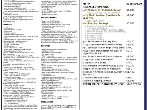 Used 2025 Porsche Taycan 4S w/ Premium Package image 61