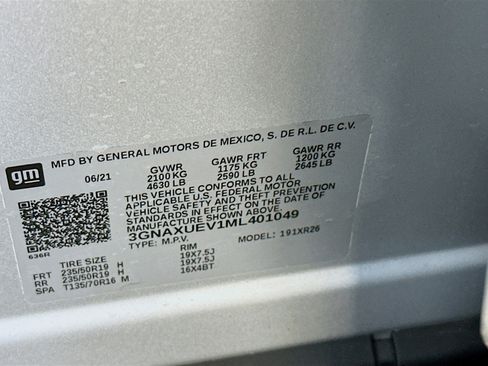 Used 2021 Chevrolet Equinox LT image 12