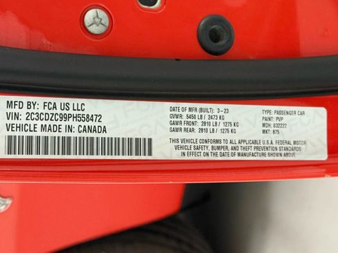 Used 2023 Dodge Challenger SRT Hellcat RWD image 55