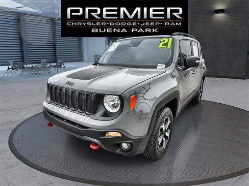 Used 2021 Jeep Renegade Trailhawk image 1