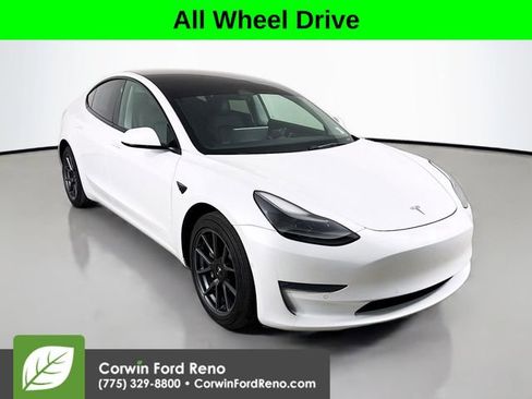 Used 2022 Tesla Model 3 Long Range AWD/4WD image 1