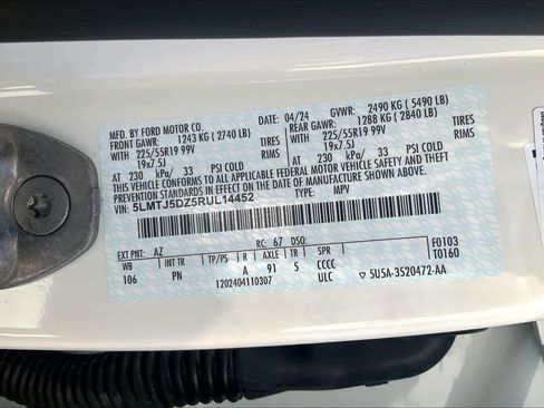 Used 2024 Lincoln Corsair Grand Touring w/ Equipment Group 301A image 59