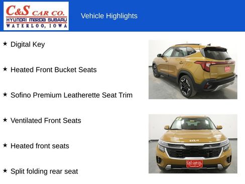 Used 2024 Kia Seltos SX w/ SX Sunroof Package AWD/4WD image 13