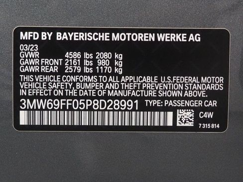 Used 2023 BMW 330i Sedan w/ Parking Assistance Package RWD image 65