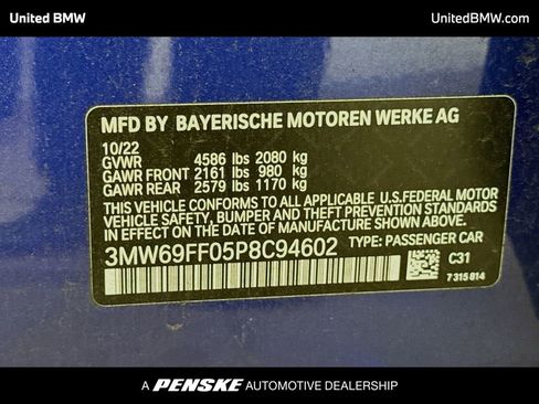 Certified 2023 BMW 330i Sedan w/ M Sport Package image 15