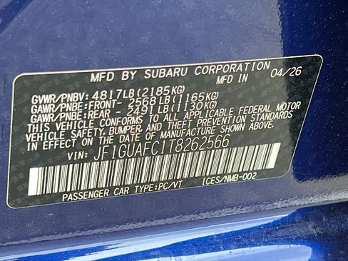 New 2026 Subaru Impreza 2.0i Sport AWD/4WD image 30