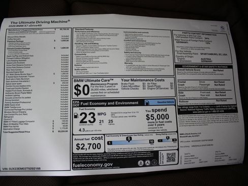 New 2026 BMW X7 xDrive40i image 23