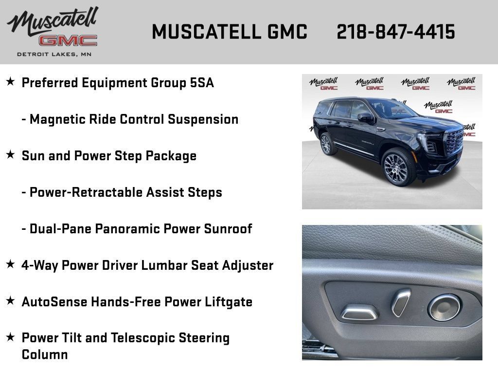 Used 2026 GMC Yukon Denali w/ Sun & Power Step Package AWD/4WD image 18