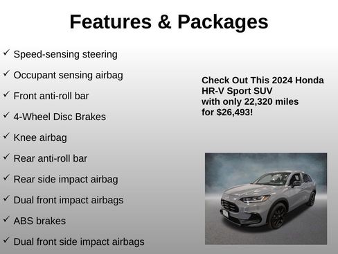 Certified 2024 Honda HR-V Sport image 12