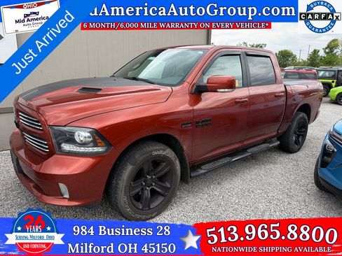 Used 2017 RAM 1500 Sport w/ Copper Sport Package AWD/4WD image 1