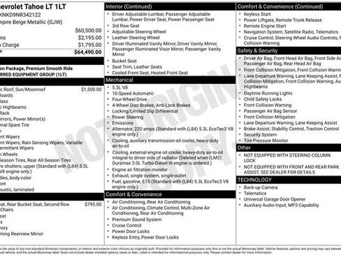 Used 2022 Chevrolet Tahoe LT image 43